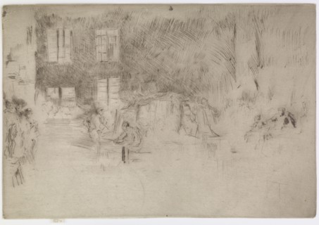 Murano-Glass Furnace, 1879-1880. Creator: James Abbott McNeill Whistler.