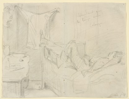 Attendant que le linge sèche! Cologne, 1858. Creator: James Abbott McNeill Whistler.