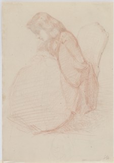 A two-sided drawing of Fumette and Dancing Clowns, 1855-1859. Creator: James Abbott McNeill Whistler.