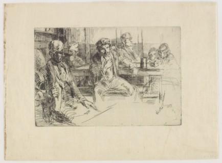 Longshore men, 1859. Creator: James Abbott McNeill Whistler.