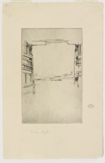 Under Old Battersea Bridge, 1879. Creator: James Abbott McNeill Whistler.