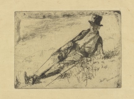 Greenwich Pensioner, 1859. Creator: James Abbott McNeill Whistler.