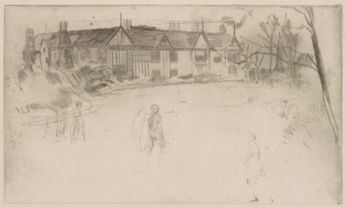 Speke Hall, 1875. Creator: James Abbott McNeill Whistler.