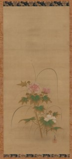 Hibiscus (part of a set), Edo period, mid 17th-early 18th century. Creator: Kanô Yôboku Tsunenobu.