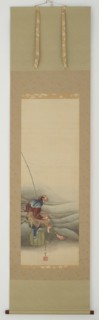 Fisherman, Edo period, 1849. Creator: Hokusai.
