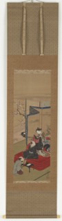 A courtesan helping a man to dress, Edo period, mid 18th-early 19th century. Creator: Kitao Shigemasa.