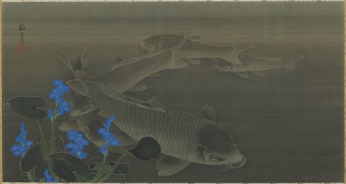 Carp, Edo period, early 19th century. Creator: Kuroda Toko.