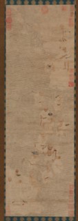 Eighteen Luohans Crossing a River, Ming dynasty, 16th-17th century. Creator: Unknown.