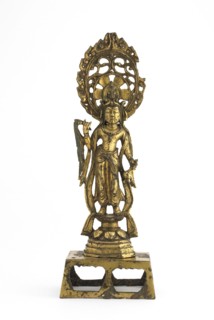 Standing Bodhisattva Guanyin (Avalokiteshvara), Early Tang dynasty, 700-750. Creator: Unknown.