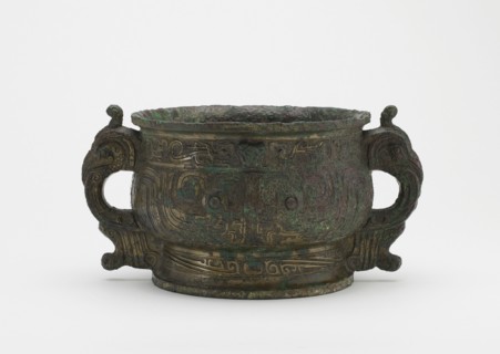 Grain server (gui) with foot rim broken and repaired, Early Western Zhou dynasty, 10th cent BCE. Creator: Unknown.