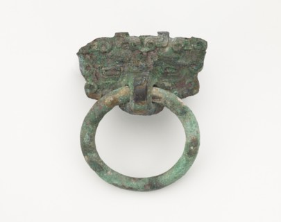 Mask and ring, Eastern Zhou to Han dynasty, 770 BCE-220 CE. Creator: Unknown.