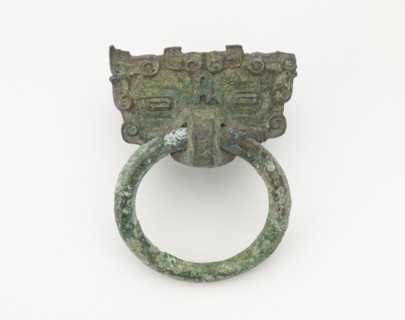 Mask and ring, Eastern Zhou to Han dynasty, 770 BCE-220 CE. Creator: Unknown.
