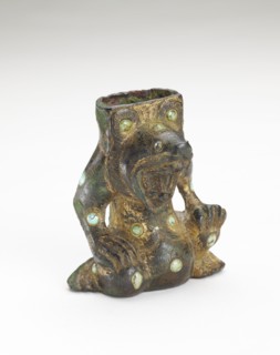 Support in the form of a bear, Han dynasty, 206 BCE-220 CE. Creator: Unknown.