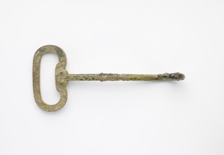 Hinged garment hook with dragon, Late Eastern Zhou dynasty, 5th-4th century BCE. Creator: Unknown.