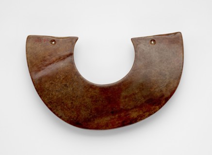 Arc-shaped pendant (huang ?), Late Neolithic period, ca. 3000-ca. 1700 BCE. Creator: Unknown.