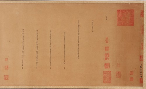 Colophons to "Vaisravana and Attendants", Ming dynasty, 1368-1644. Creator: Unknown.