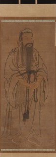 Standing figure of Lü Dongbin, Ming or Qing dynasty, 17th century. Creator: Unknown.