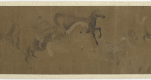 Eight Steeds and a Groom, Ming or Qing dynasty, 17th century. Creator: Unknown.