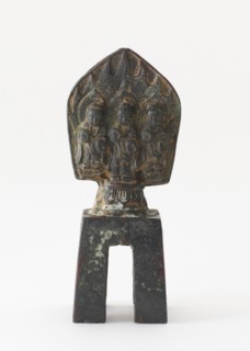 Statuette: Buddhist trinity, Period of Division, 556. Creator: Unknown.