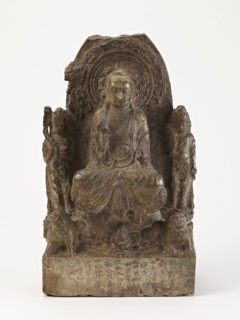 Buddhist trinity, Period of Division, Dated 550 CE. Creator: Unknown.