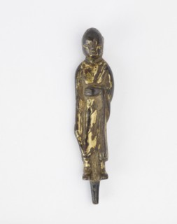 Figure of a monk, Tang dynasty, 618-907. Creator: Unknown.