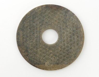 Disk (bi) with knobs, Warring States period or early Han dynasty, 475-100 BCE. Creator: Unknown.