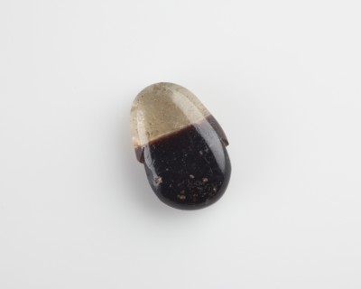 Button bead pendant (one-half of), Ptolemaic Dynasty, 4th century BCE. Creator: Unknown.