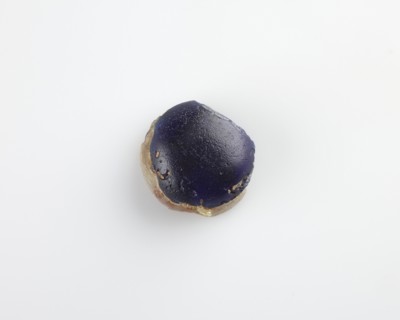 Button bead; fragmentary, Ptolemaic Dynasty or Roman Period, 305 BCE-14 CE. Creator: Unknown.