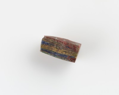 Fragment of a bar for slicing inlays, Ptolemaic Dynasty or Roman Period, 305 BCE-14 CE. Creator: Unknown.