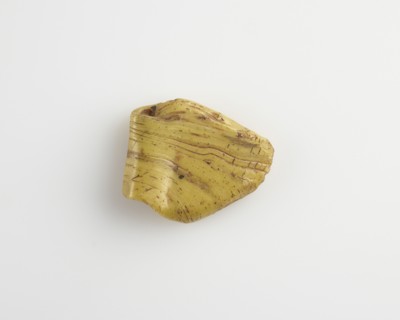 Amulet of "heart vase" (ab) form..., Ptolemaic Dynasty or Roman Period, 305 BCE-14 CE. Creator: Unknown.
