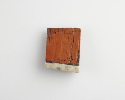 Tablet for inlay with horizontal bar..., Ptolemaic Dynasty or Roman Period, 305 BCE-14 CE. Creator: Unknown.