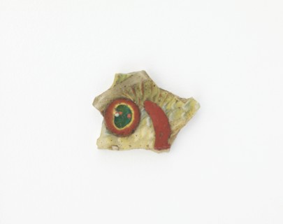 Fragment of an inlay with fish design, Ptolemaic Dynasty to Roman Period, 305 BCE-14 CE. Creator: Unknown.