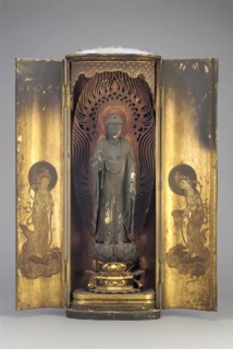 Amitabha (Amida), contained within a closed shrine, Edo period, 1615-1868. Creator: Unknown.