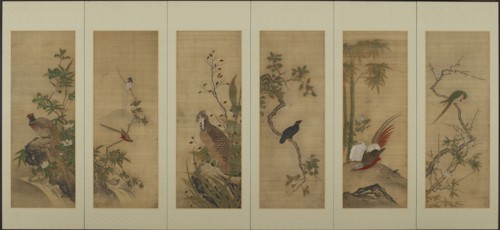 Birds and flowers, Edo period, 18th century. Creator: Unknown.