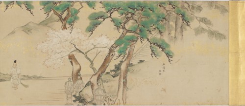 Procession of an Imperial Messenger to the Iwashimizu Shrine, Edo period, late 18th-19th century. Creator: Unknown.