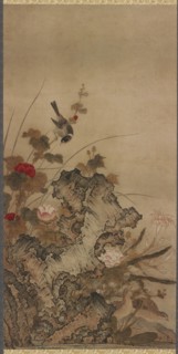 Birds and flowers, Edo period, 18th century. Creator: Unknown.