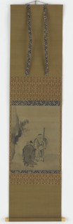 Two Chinese sages near an overhanging rock, Edo period, 1615-1868. Creator: Unknown.