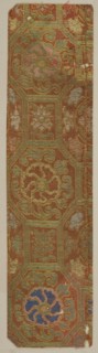 Brocade, silk. A sample, Edo period, 1615-1868. Creator: Unknown.