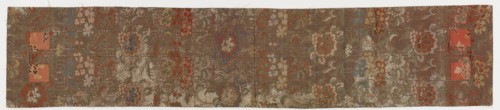 Brocade, silk. Buddhist monk's stole. Ohi, Edo period, 1615-1868. Creator: Unknown.