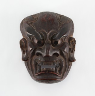 Mask for Noh performance, Muromachi period, 1333-1573. Creator: Unknown.