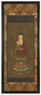 Shakyamuni preaching, Muromachi period, 16th century. Creator: Unknown.