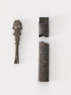 Needle case body and cap, Goryeo period, 12th-13th century. Creator: Unknown.