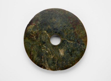 Disk (bi ?) with incised glyph, Late Neolithic period, ca. 3300-2250 BCE. Creator: Unknown.