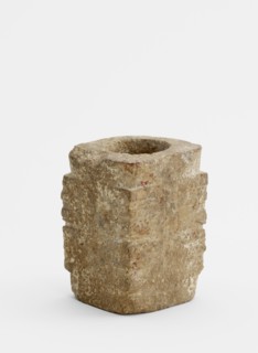 Two-tier tube (cong ?) with masks, Late Neolithic period, ca. 3300-ca. 2250 BCE. Creator: Unknown.
