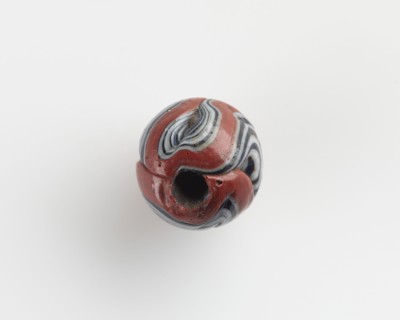 Bead, spherical, 6th century. Creator: Unknown.