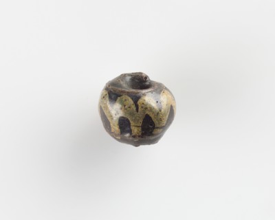 Bead, with a large bore. Chipped, 6th century. Creator: Unknown.