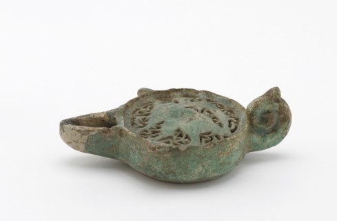 Oil lamp, (12th-13th century?). Creator: Unknown.