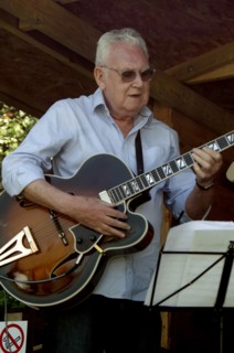 Jim Mullen, Roger Beaujolais Quartet, Three Horseshoes, Knockholt, Kent, 1st June 2021. Creator: Brian O'Connor.