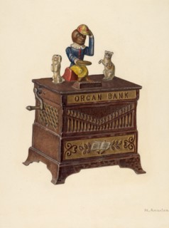 Toy Bank, 1935/1942. Creator: Nicholas Amantea.