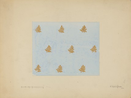 Wall Paper, 1936. Creator: Nicholas Acampora.